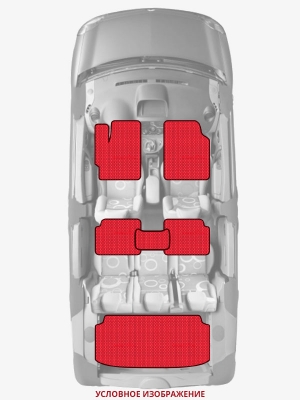 ЭВА коврики «Queen Lux» комплект для Audi RS4 (B5)